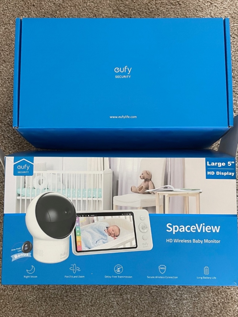 Eufy SpaceView HD Wireless Baby Monitor